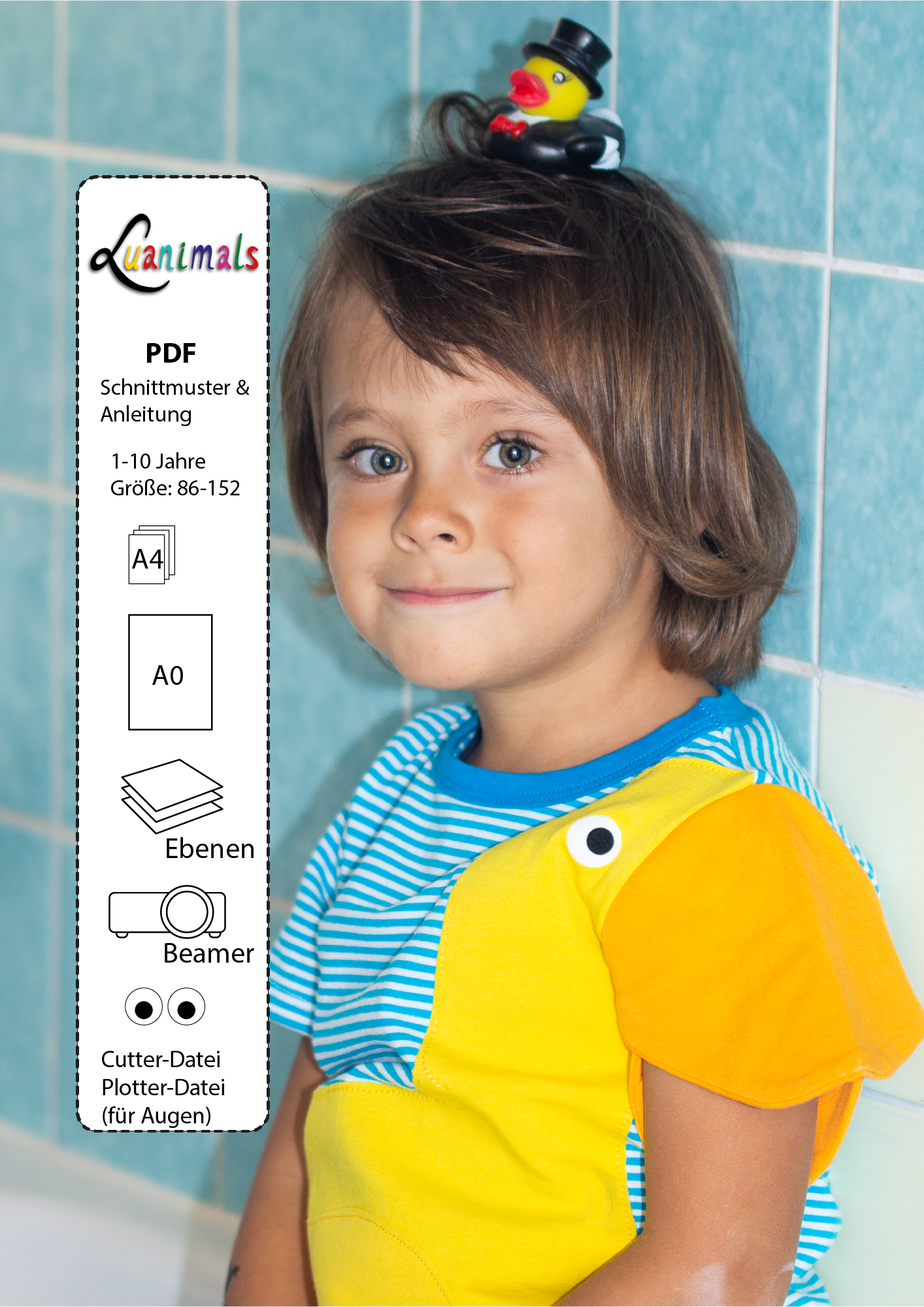 Schnittmuster T-Shirt "Ente Emma"