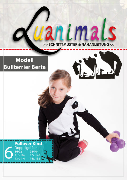 Schnittmuster Pullover "Bullterrier Berta"