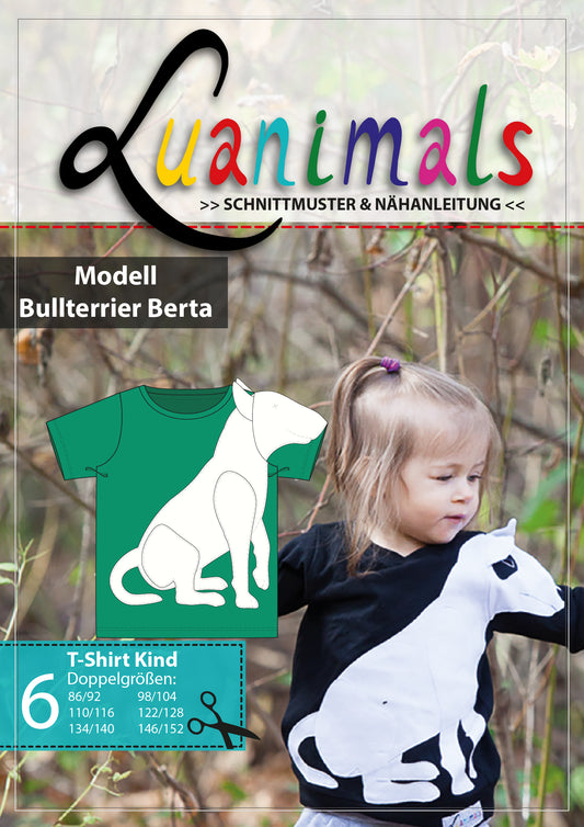 Schnittmuster T-Shirt "Bullterrier Berta"