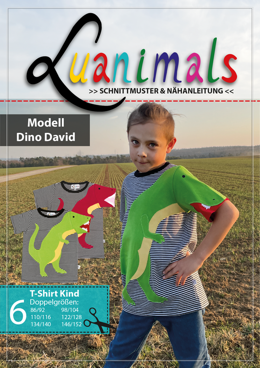 Schnittmuster T-Shirt "Dino David"
