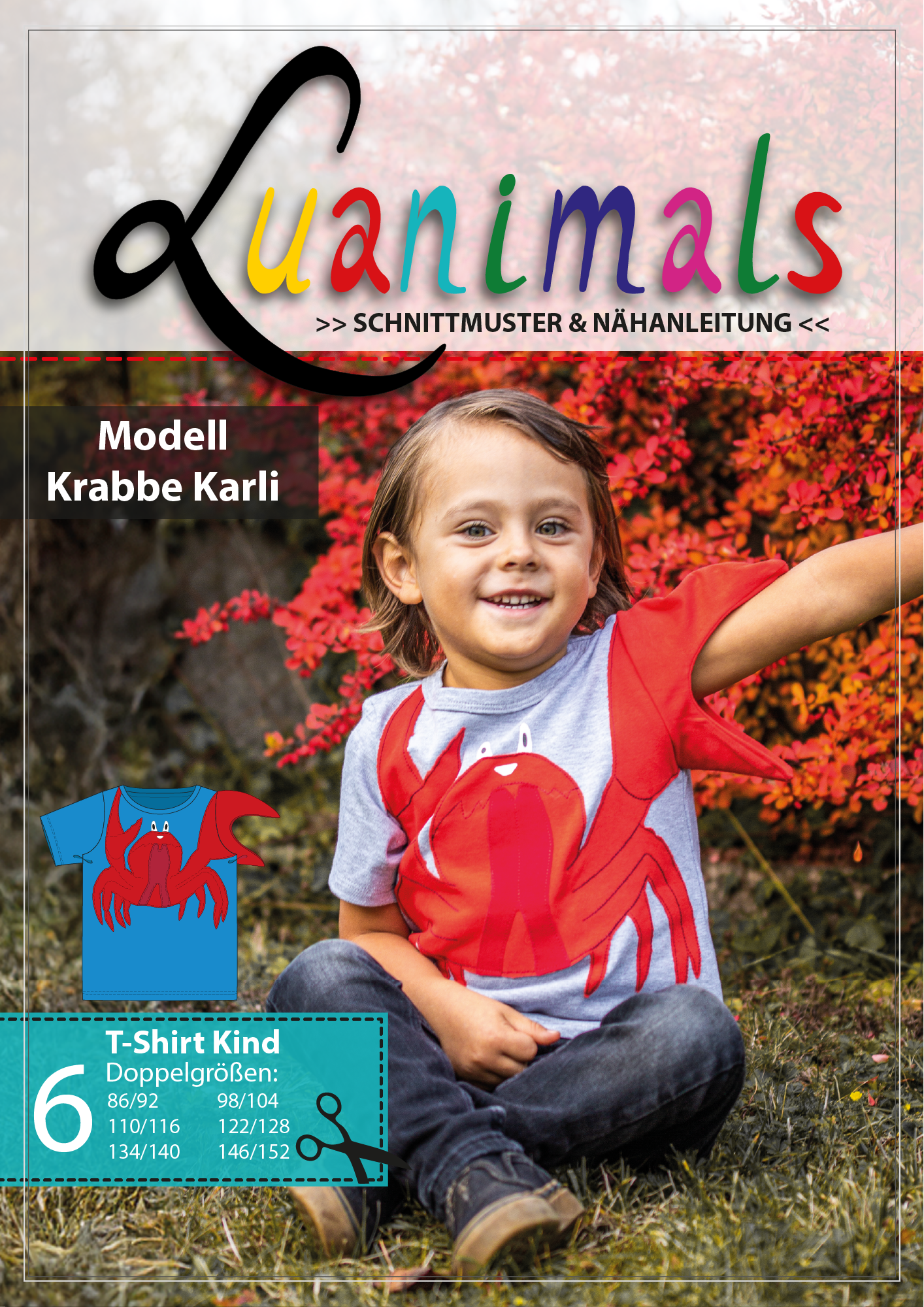Schnittmuster T-Shirt "Krabbe Karli"