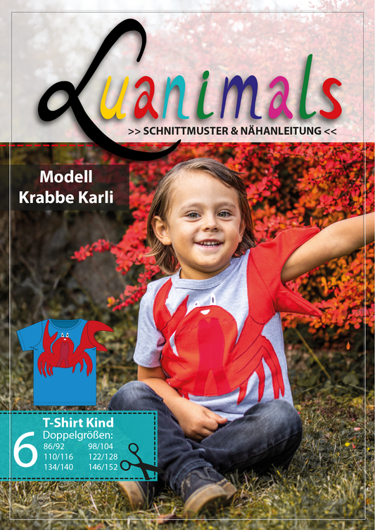 Schnittmuster T-Shirt "Krabbe Karli"