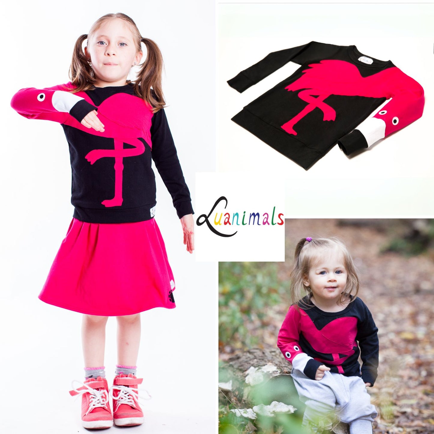 Schnittmuster Pullover "Flamingo Frida"